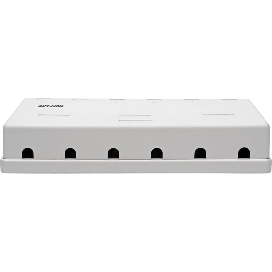 Tripp Lite Cat6 Surface-Mount Box 6-Port Unshielded 110 IDC Punchdown RJ45