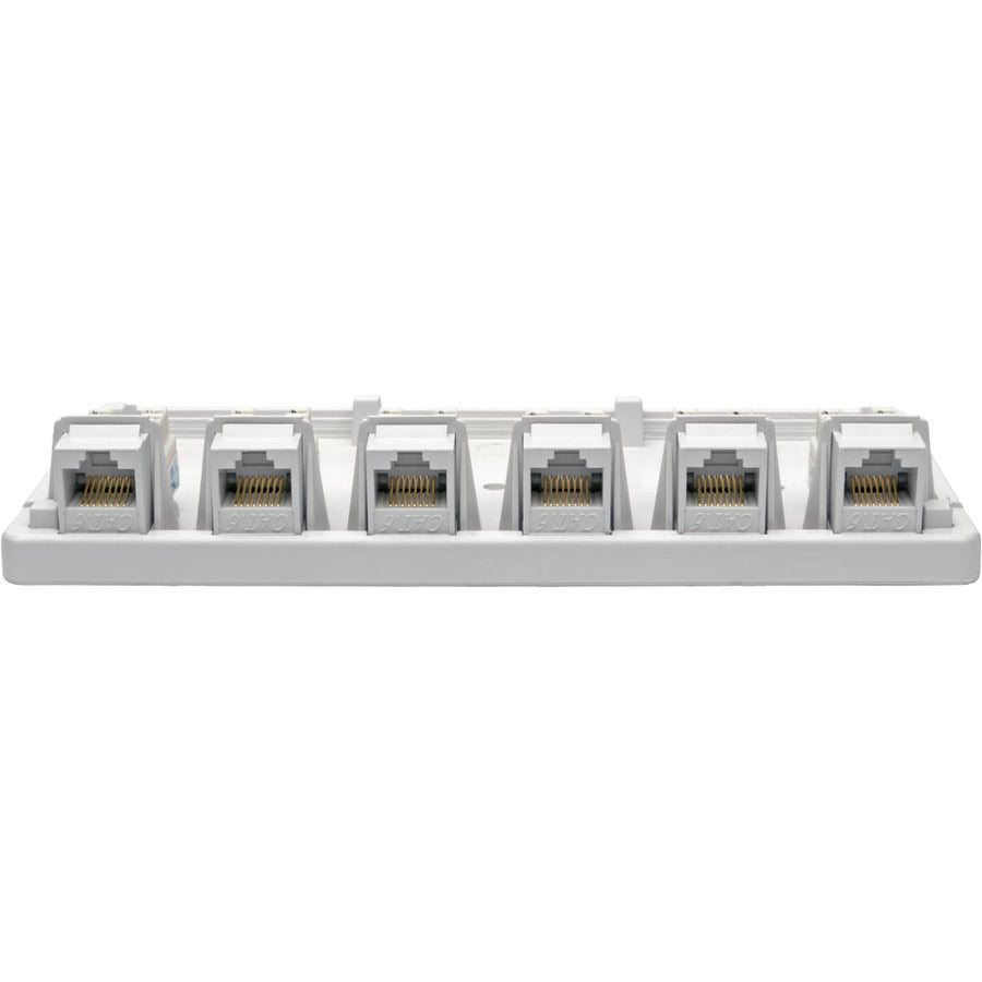 Tripp Lite Cat6 Surface-Mount Box 6-Port Unshielded 110 IDC Punchdown RJ45