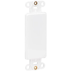 Tripp Lite Center Plate Insert, Decora Style - Vertical, Blank