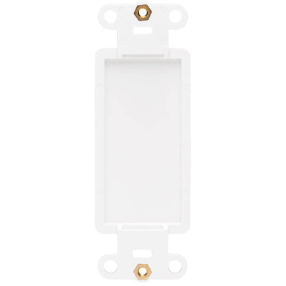 Tripp Lite Center Plate Insert, Decora Style - Vertical, Blank