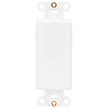 Tripp Lite Center Plate Insert, Decora Style - Vertical, Blank