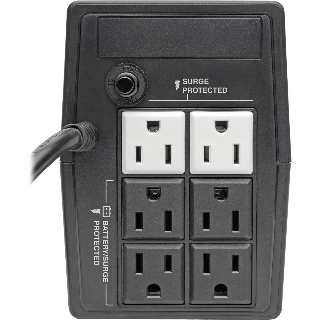 Tripp Lite UPS Desktop 650VA 360W AVR Battery Back Up Compact 120V 6 Outlet