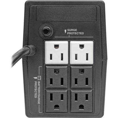 Tripp Lite UPS Desktop 650VA 360W AVR Battery Back Up Compact 120V 6 Outlet