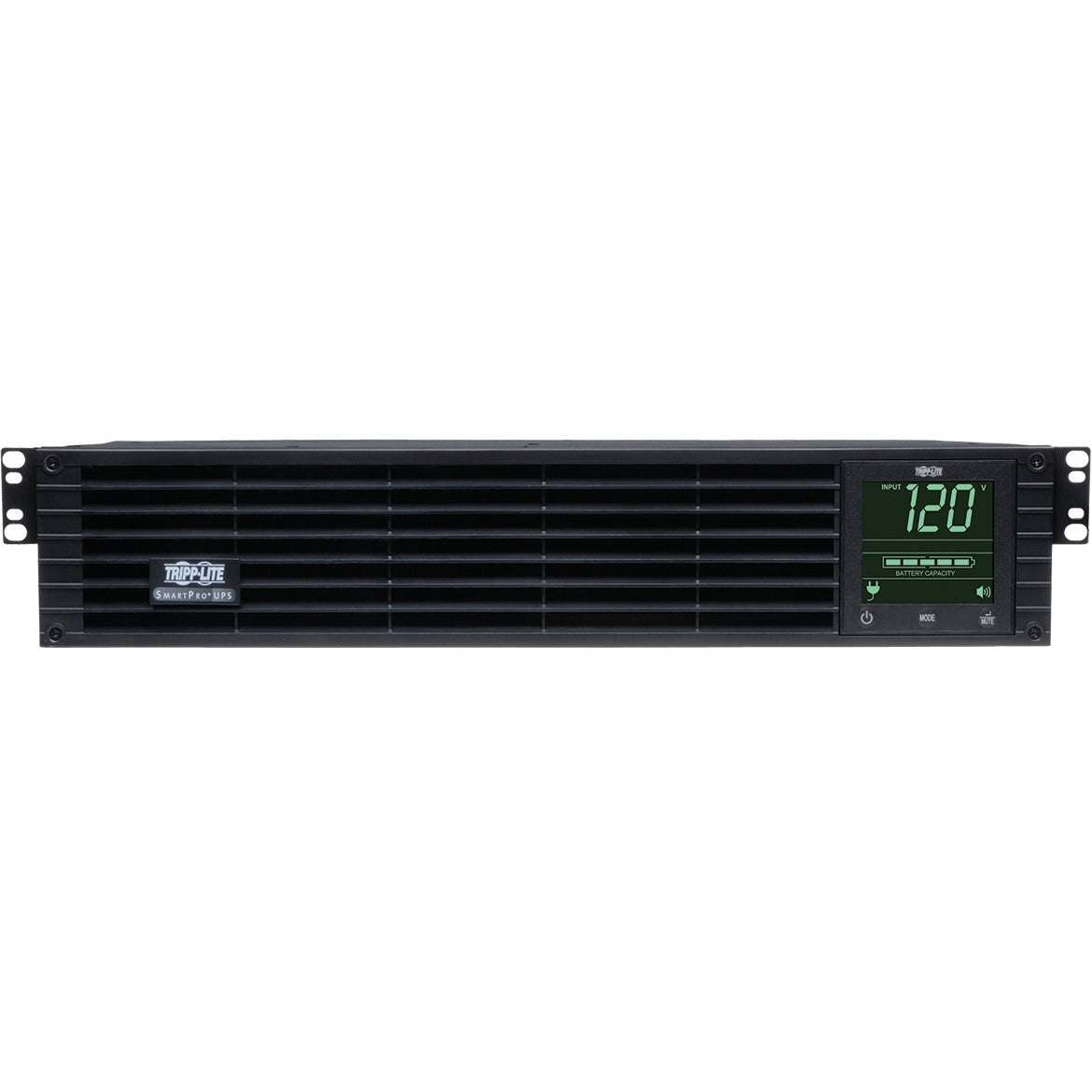 Tripp Lite UPS Smart 1000VA 900W 120V LCD USB DB9 Ext Run WEBCARDLX 2URM