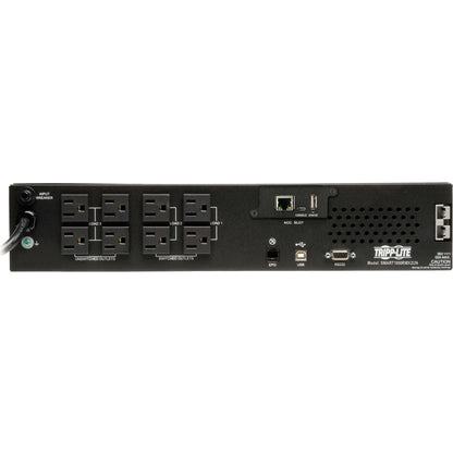 Tripp Lite UPS Smart 1000VA 900W 120V LCD USB DB9 Ext Run WEBCARDLX 2URM
