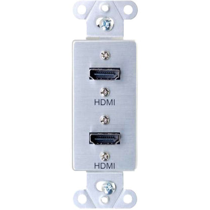 C2G HDMI Pass Through Decorative Wall Plate