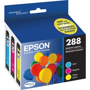 Epson DURABrite Ultra T288 Original Ink Cartridge - Cyan, Magenta, Yellow