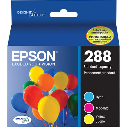 Epson DURABrite Ultra T288 Original Ink Cartridge - Cyan, Magenta, Yellow