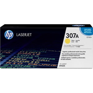 HP 307A (CE742A) Original Toner Cartridge - Single Pack