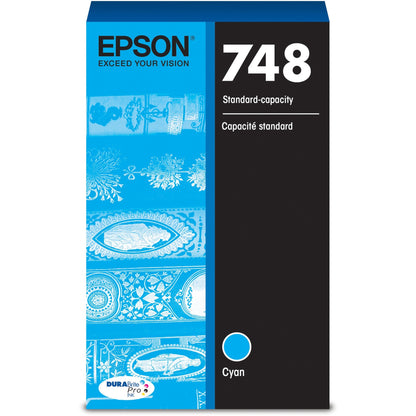 Epson DURABrite Pro 748 Original Ink Cartridge - Cyan