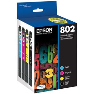 Epson DURABrite Ultra T802 Original Ink Cartridge - Black, Color