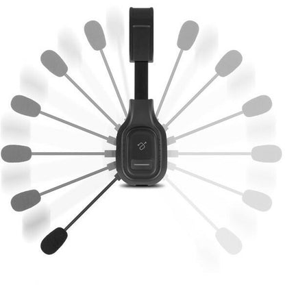 Aluratek Bluetooth Wireless Headset with Noise Cancelling Boom Microphone