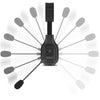 Aluratek Bluetooth Wireless Headset with Noise Cancelling Boom Microphone