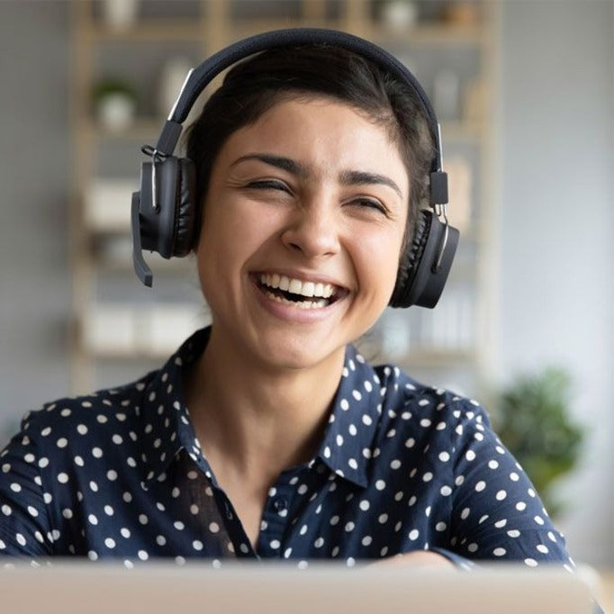 Aluratek Bluetooth Wireless Stereo Headset with Boom Microphone and Bluetooth Dongle