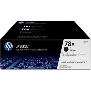 HP 78A (CE278D) Original Toner Cartridge Dual Pack - Black - Dual Pack