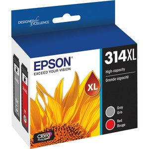 Epson Claria Photo HD T314XL Original Ink Cartridge - Multi-pack - Red, Gray