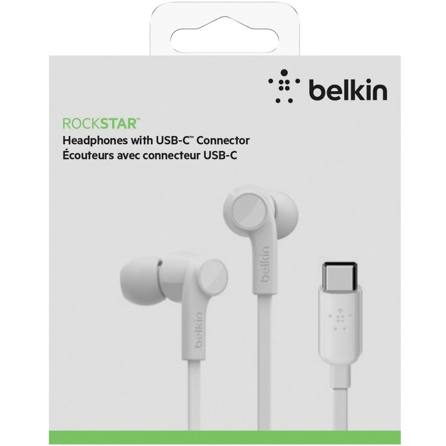 Belkin ROCKSTAR Headphones with USB-C Connector (USB-C Headphones)