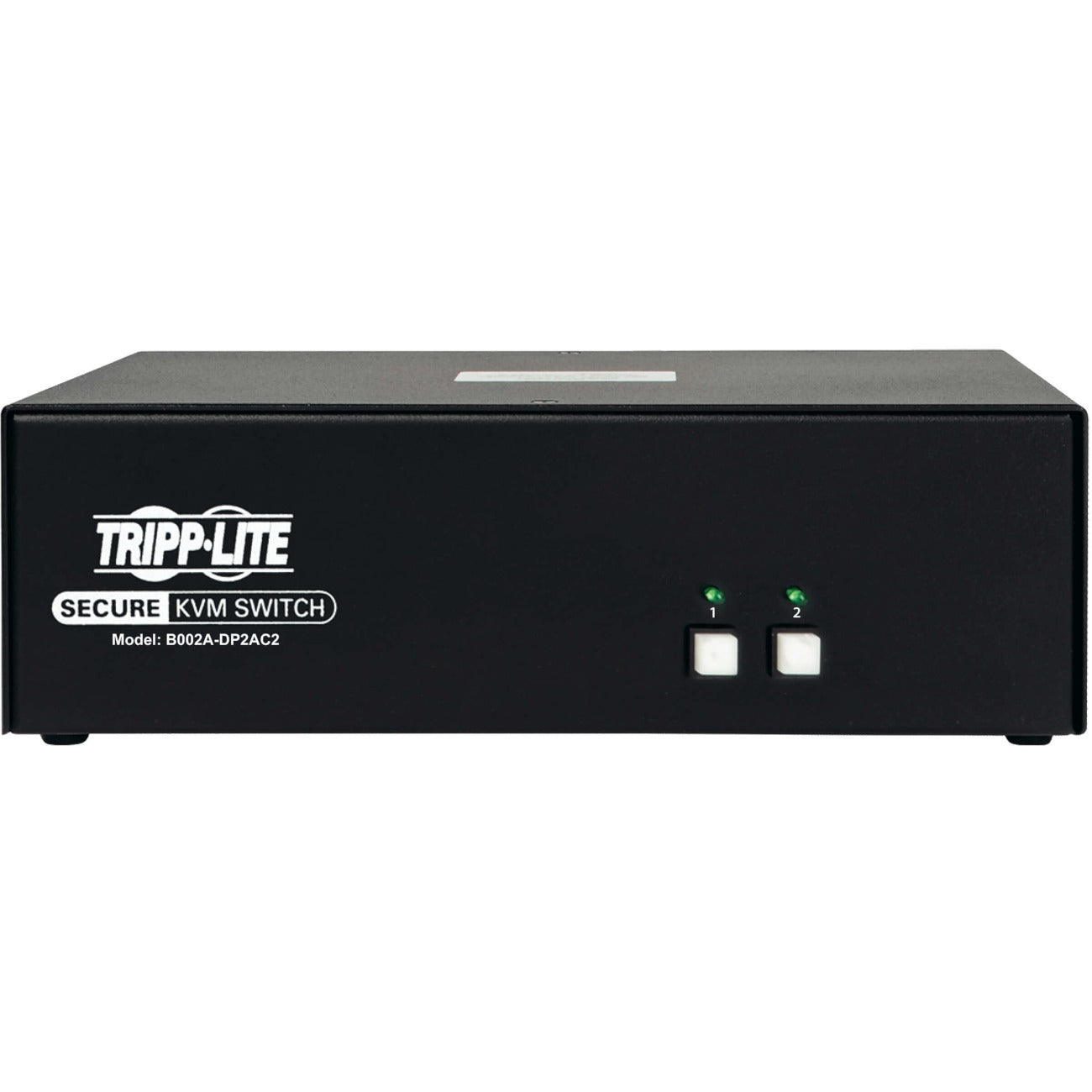 Tripp Lite Secure KVM Switch 2-Port Dual-Monitor DisplayPort 4K NIAP CAC