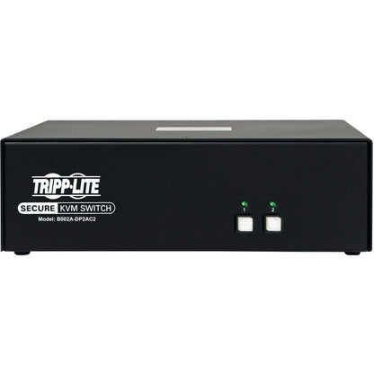 Tripp Lite Secure KVM Switch 2-Port Dual-Monitor DisplayPort 4K NIAP CAC