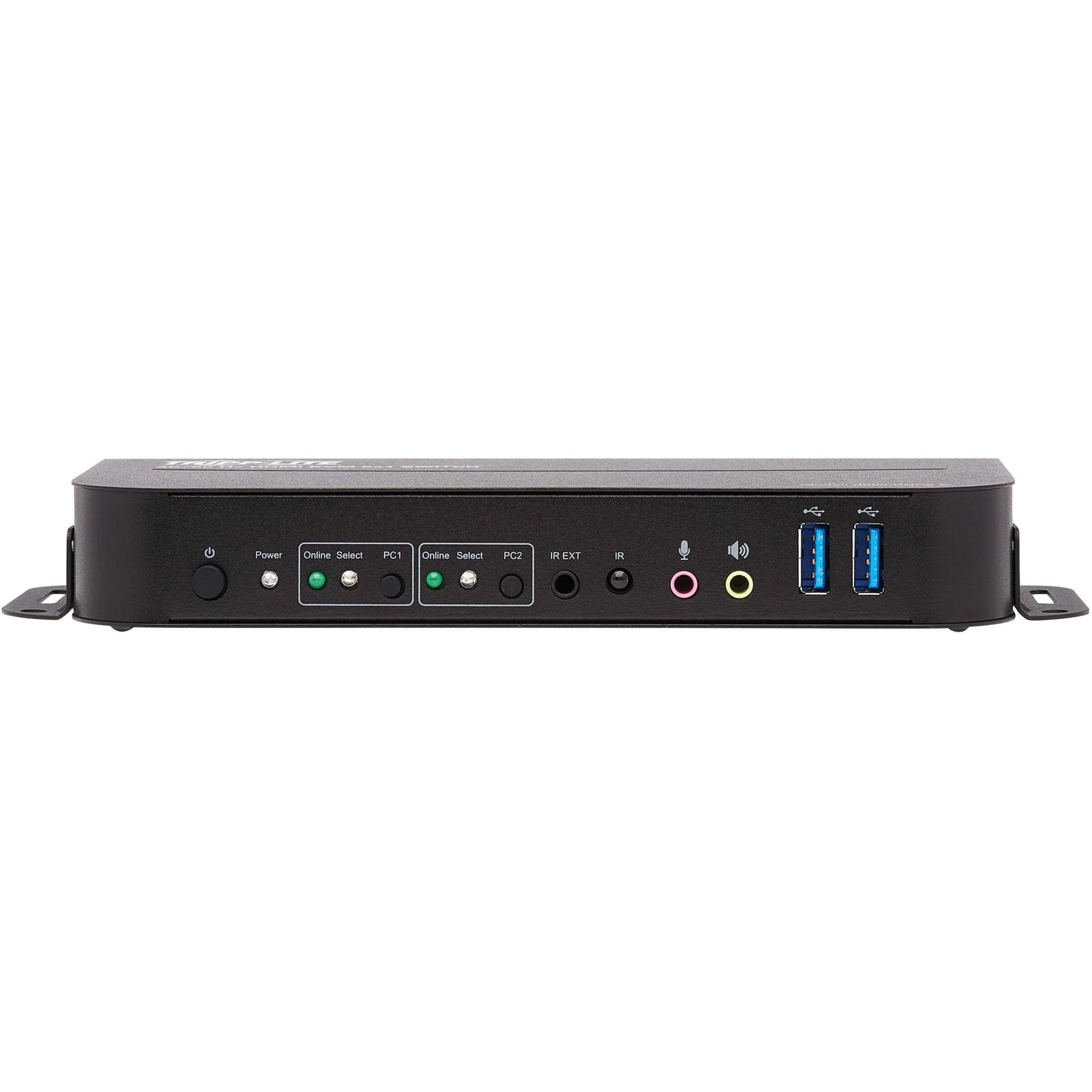 Tripp Lite HDMI USB KVM Switch 2-Port 4K 60Hz HDR HDCP 2.2 IR USB Cables