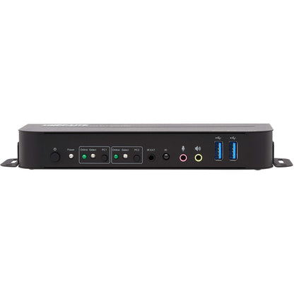 Tripp Lite DisplayPort USB KVM Switch 2-Port 4K 60Hz HDR DP 1.4 USB Cables