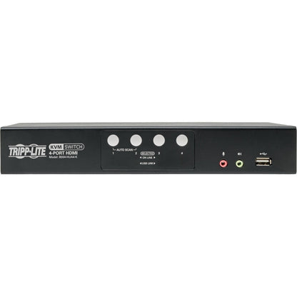 Tripp Lite 4-Port HDMI/USB KVM Switch with Audio/Video and USB Peripheral Sharing