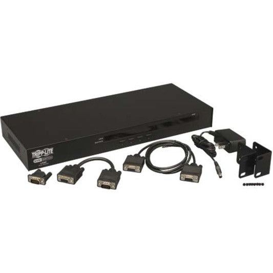 Tripp Lite 4-Port Rackmount USB / PS2 KVM Switch w/ On-Screen Display 1U
