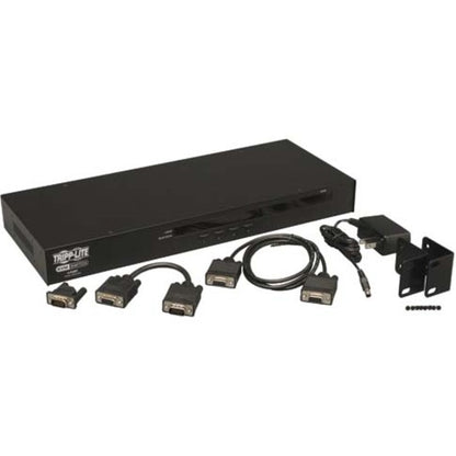 Tripp Lite 4-Port Rackmount USB / PS2 KVM Switch w/ On-Screen Display 1U