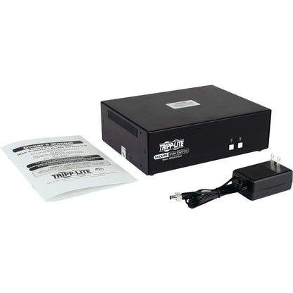 Tripp Lite Secure KVM Switch 2-Port Dual-Monitor DisplayPort 4K NIAP TAA