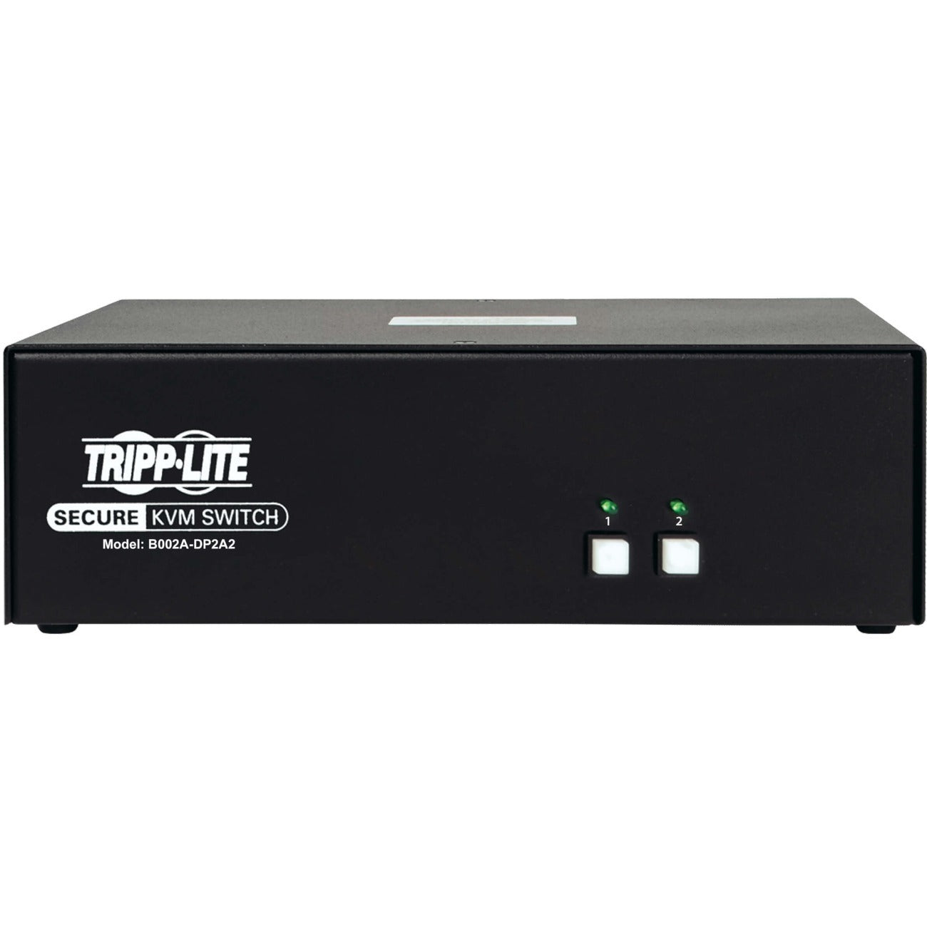 Tripp Lite Secure KVM Switch 2-Port Dual-Monitor DisplayPort 4K NIAP TAA