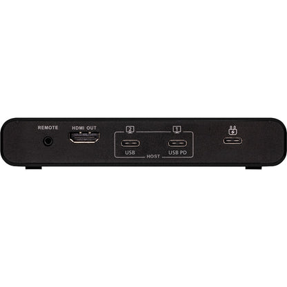 Tripp Lite USB C KVM Dock 2-Port 4K HDMI USB-A Hub PD Charging USB 3.2 Gen 1