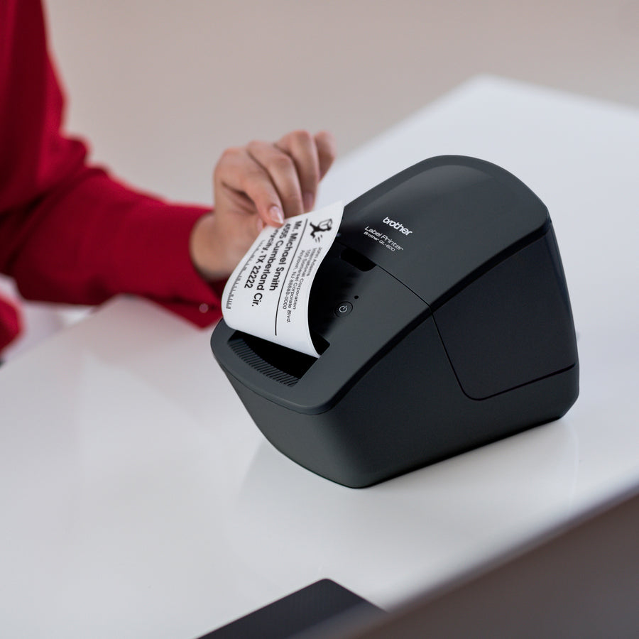 Brother QL-600 Desktop Direct Thermal Printer - Monochrome - Label Print - USB