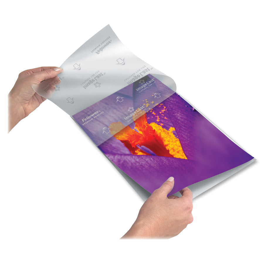 Fellowes Thermal Laminating Pouches - ImageLast&trade;, Jam Free, Letter, 3 mil, 25 pack