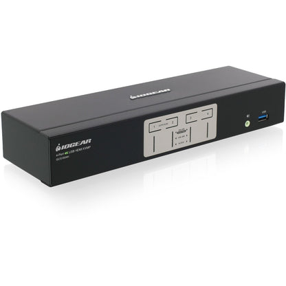 IOGEAR 4-Port 4K KVMP Switch with HDMI Connection, USB 3.0 Hub, and Audio (TAA)