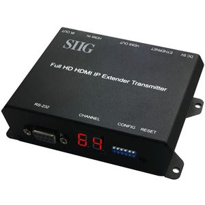 Full HD HDMI Extender over IP with PoE, RS-232 & IR - Transmitter