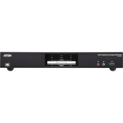 ATEN 2-Port USB 3.0 4K DisplayPort Dual Display KVMP Switch-TAA Compliant