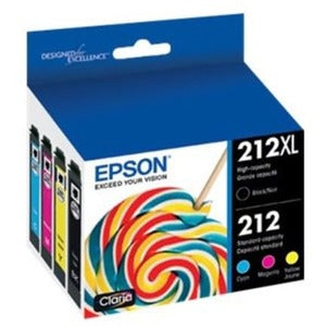 Epson T212 Original Ink Cartridge - Combo Pack - Color, Black