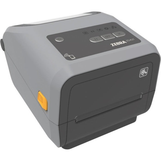 Zebra ZD421c Desktop Thermal Transfer Printer - Monochrome - Label/Receipt Print - Ethernet - USB - Yes - Bluetooth - Near Field Communication (NFC) - US