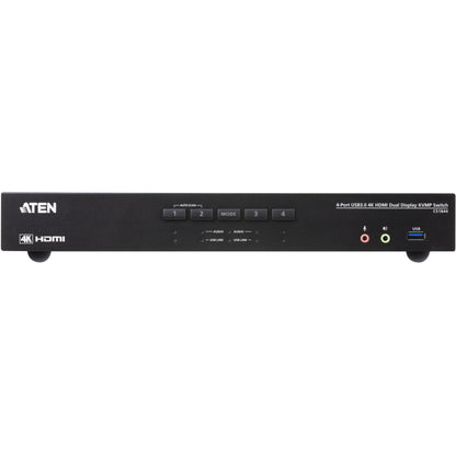 ATEN 4-Port USB 3.0 4K HDMI Dual Display KVMP Switch