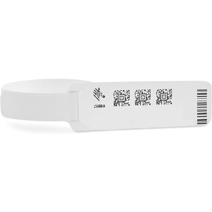 Zebra Wristband Polypropylene 1 x 11in Direct Thermal Zebra Z-Band Direct HC100