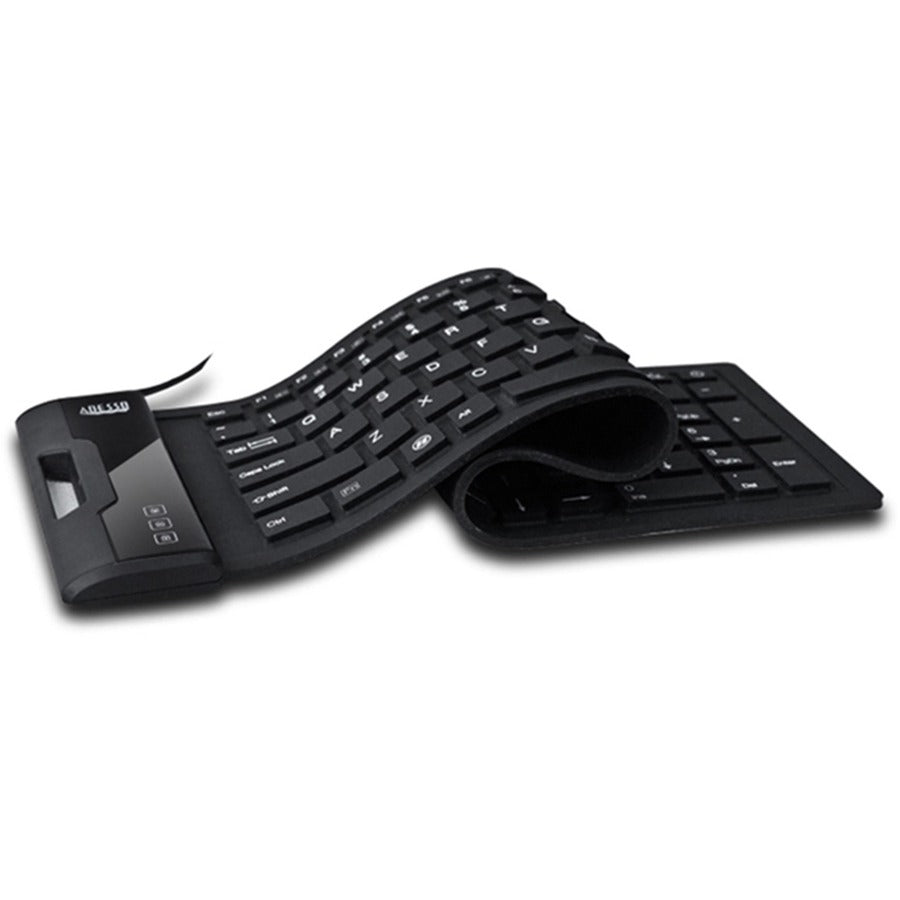 Adesso Antimicrobial Waterproof Flex Keyboard (Compact Size)