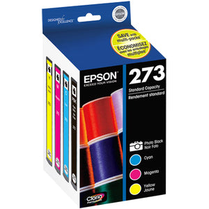 Epson Claria 273 Original Ink Cartridge - Multi-pack - Cyan, Magenta, Yellow, Black