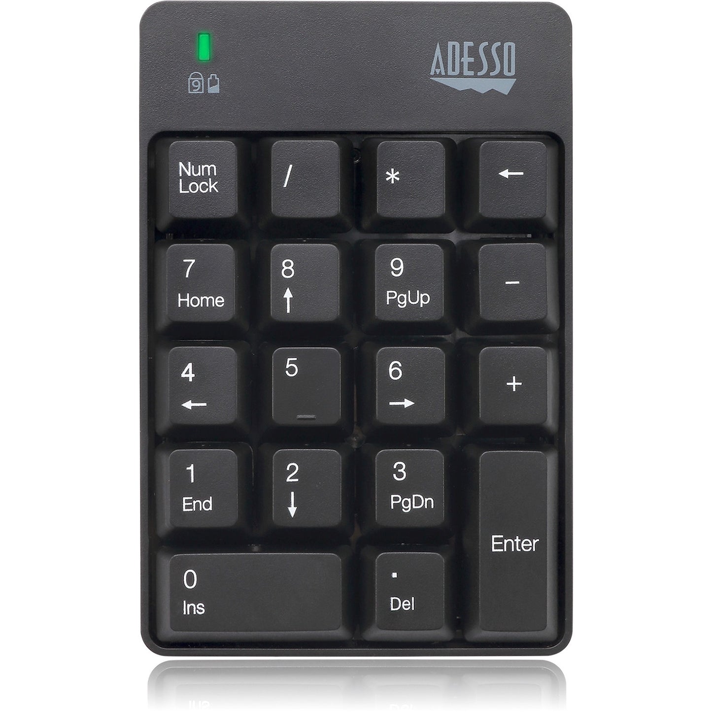 Adesso WKB-6010UB - Wireless Spill Resistant 18-Key Numeric Keypad