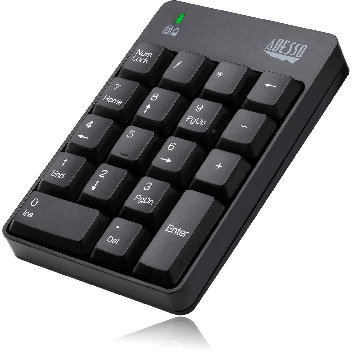 Adesso WKB-6010UB - Wireless Spill Resistant 18-Key Numeric Keypad