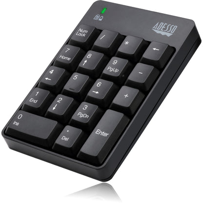 Adesso WKB-6010UB - Wireless Spill Resistant 18-Key Numeric Keypad