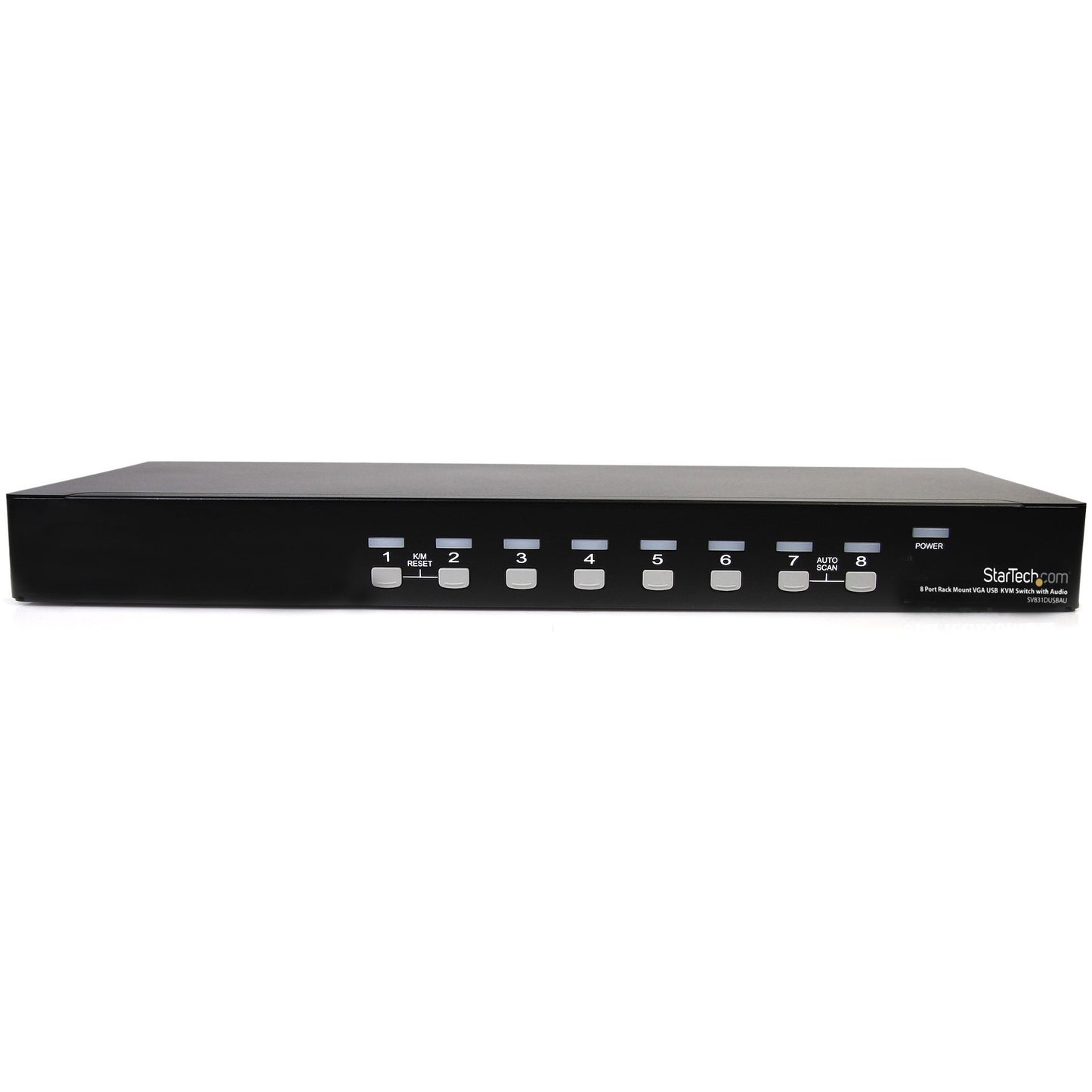 StarTech.com 8 Port Rackmount USB VGA KVM Switch w/ Audio
