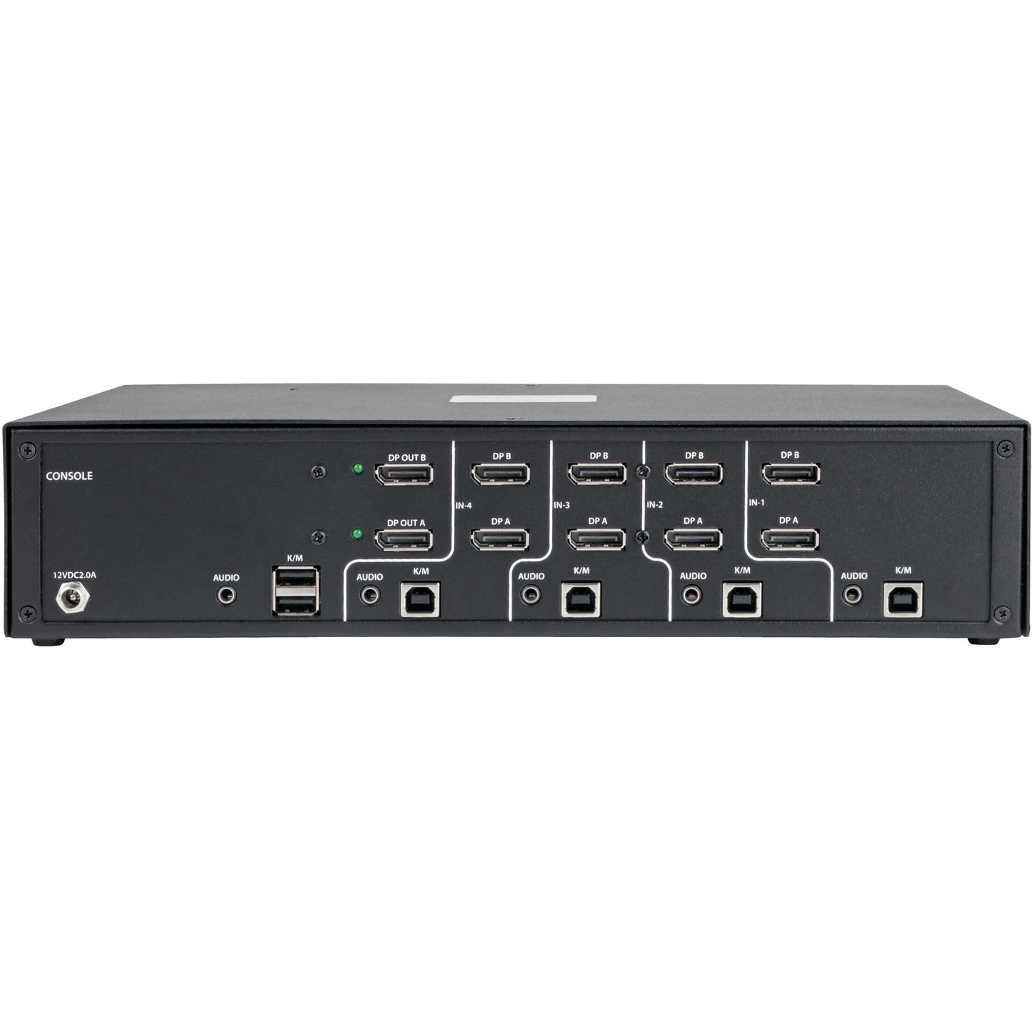 Tripp Lite Secure KVM Switch 4-Port DisplayPort Dual Monitor NIAP PP 3.0