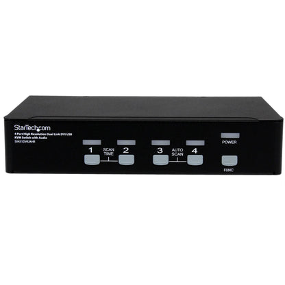 StarTech.com StarTech.com 4 Port High Resolution USB DVI Dual Link KVM Switch with Audio