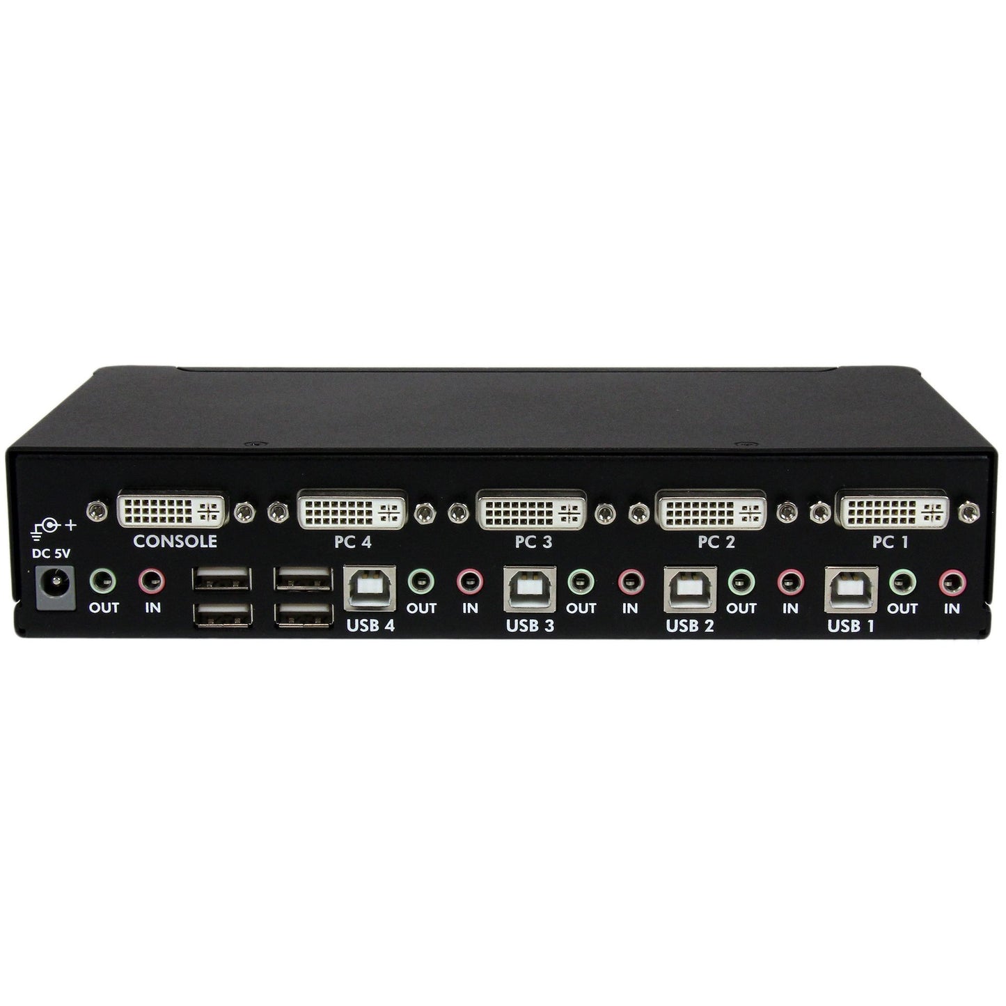 StarTech.com StarTech.com 4 Port High Resolution USB DVI Dual Link KVM Switch with Audio