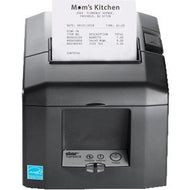 Star Micronics TSP654IIE3-24 GRY US Desktop Direct Thermal Printer - Monochrome - Wall Mount - Receipt Print - Ethernet - With Cutter
